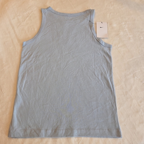 Nike Kids Sportswear Essential Tank Top Blue Size Medium FV5325-440 New - Picture 7 of 8